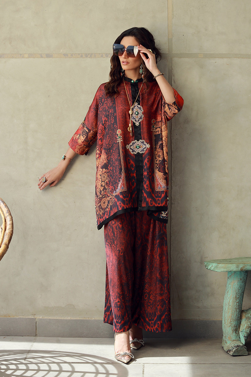 Wardha Saleem | Luxury Pret Fusion Wear | HAZEL (2PC) - House Of Anaya