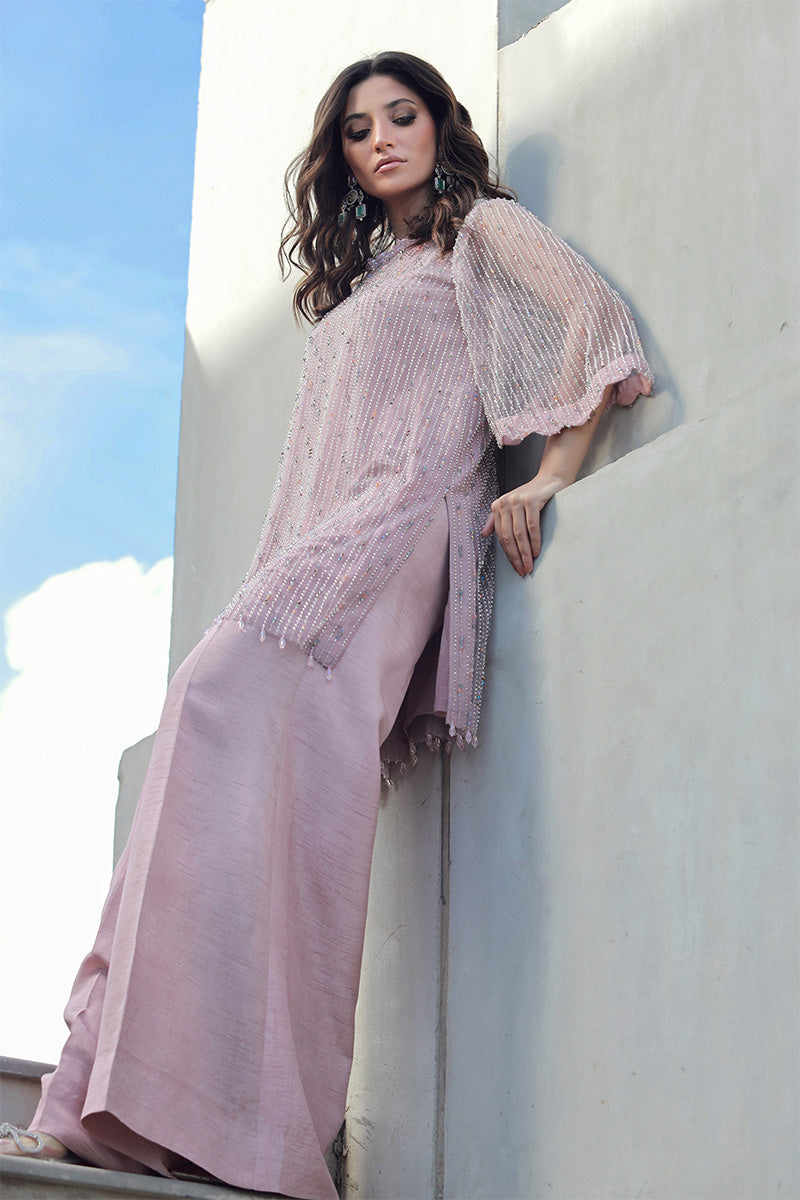 Wardha Saleem | Luxury Pret Fusion Wear | AVA (2PC) - House Of Anaya