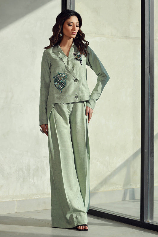 Wardha Saleem | Luxury Pret Fusion Wear | JULIA (2PC) - House Of Anaya