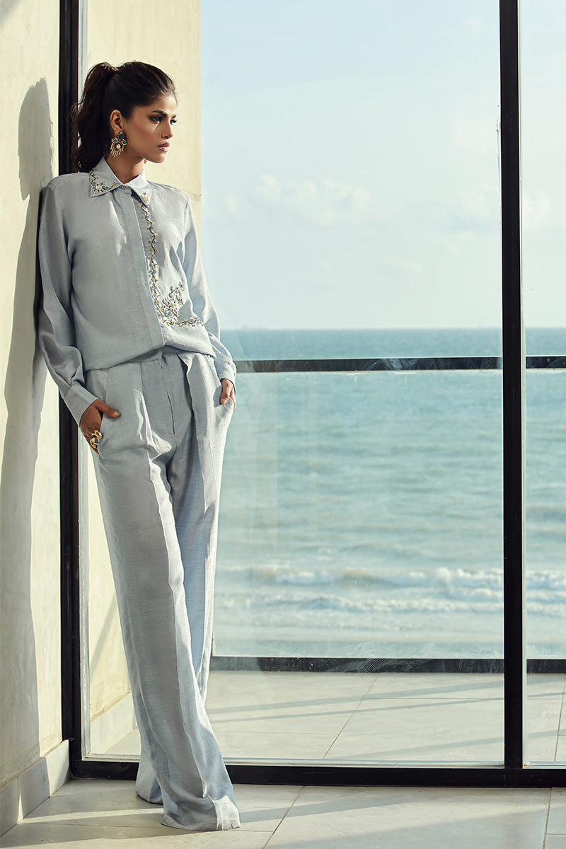 Wardha Saleem | Luxury Pret Fusion Wear | ELLA (2PC) - House Of Anaya