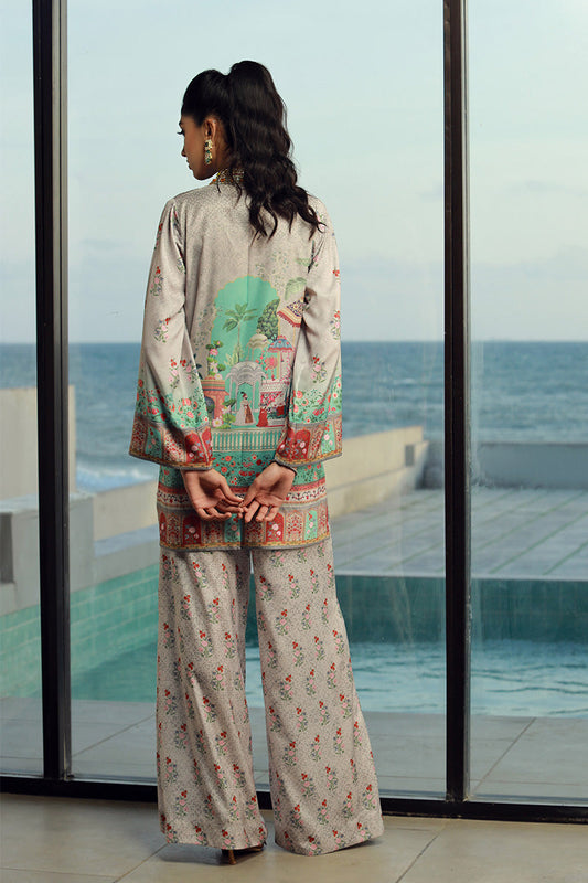 Wardha Saleem | Luxury Pret Fusion Wear | LILA (2PC) - House Of Anaya