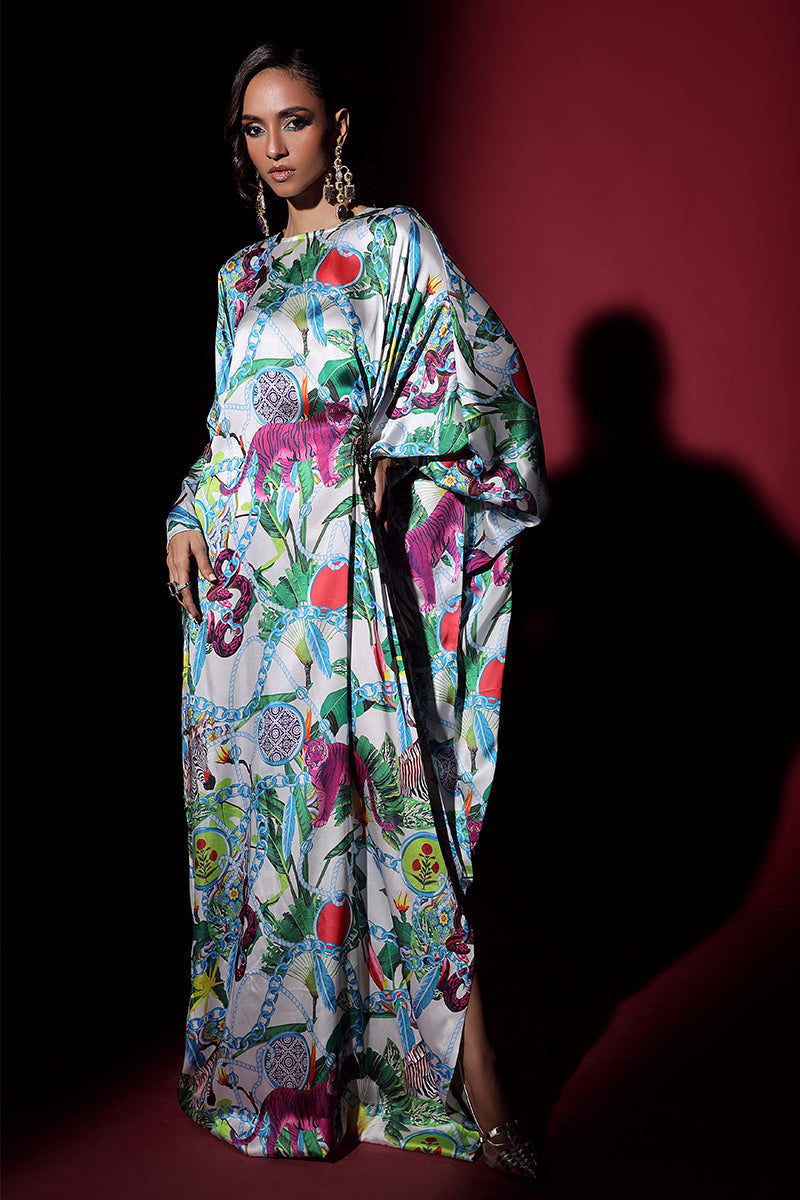 Wardha Saleem | Luxury Pret Fusion Wear | EDEN DRAPE (1PC) - House Of Anaya