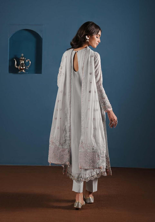 Zarqash | Lakhnawi Festive Chiffon 24 | ZQL 004A NOOR