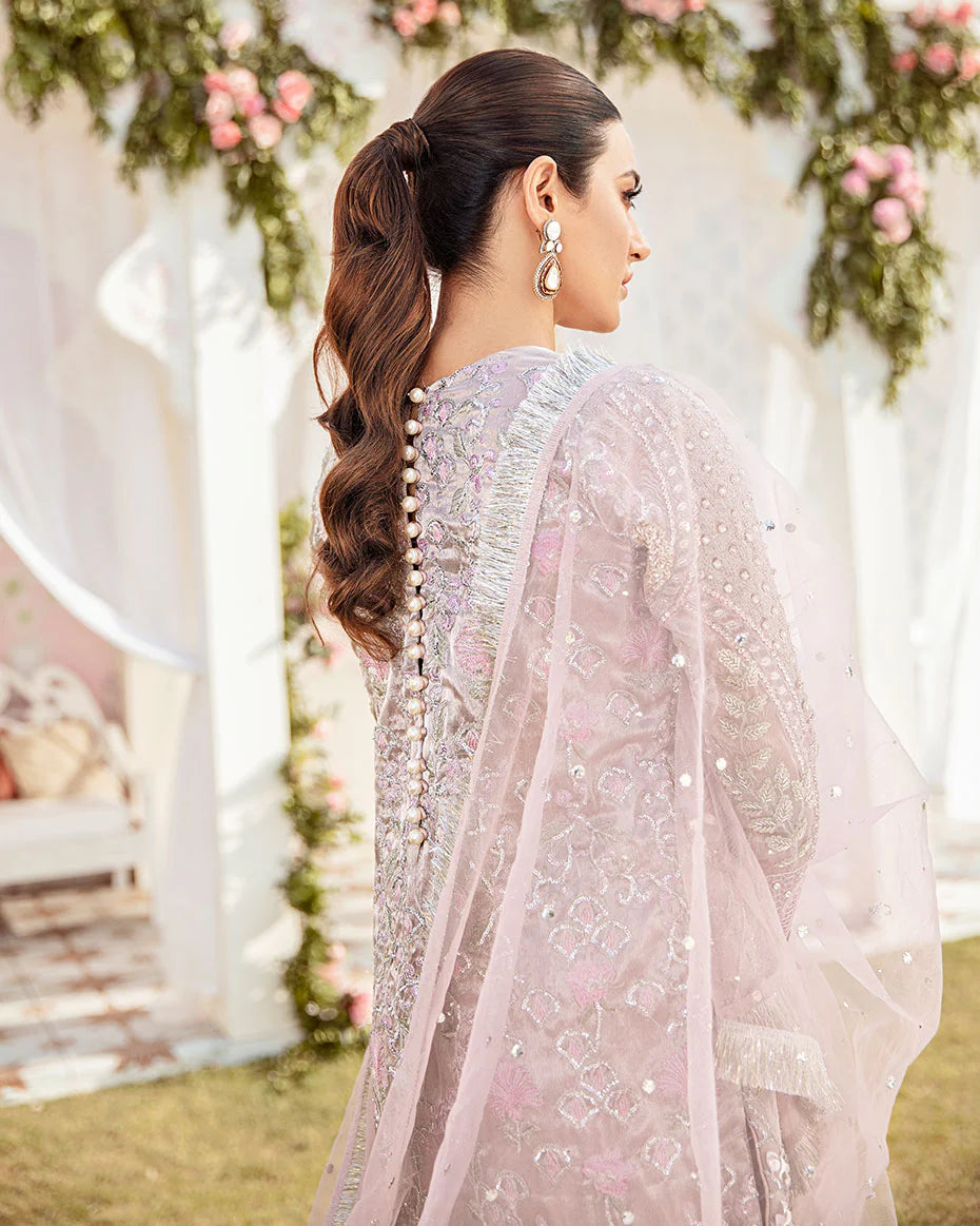 Gulaal | Fleur De Rose | Clair Embroidered Net 3-Piece Suit WS-05