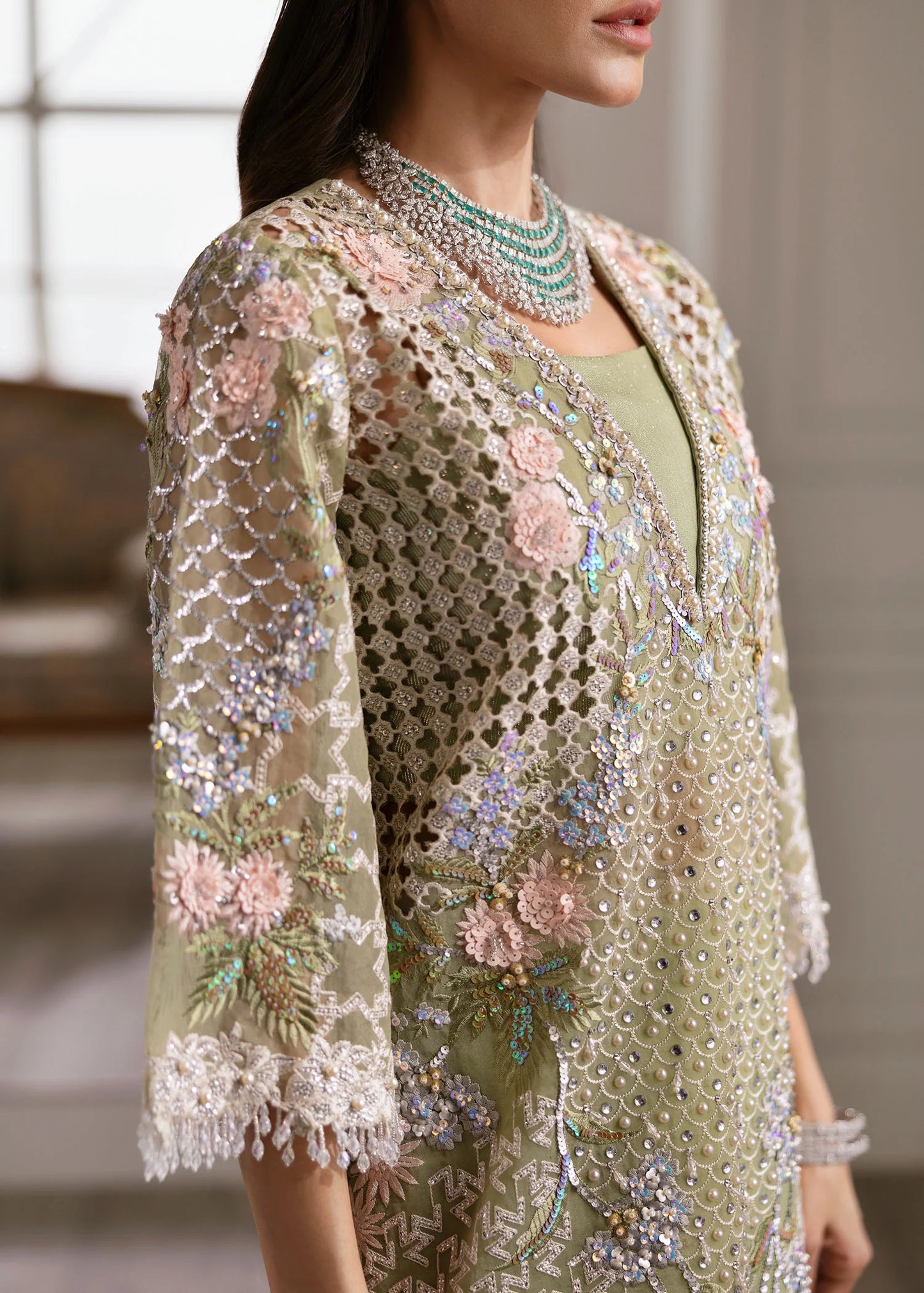 Crimson | CRIMSON X SAIRA SHAKIRA WEDDING '24 | Sparkle Cascade - House Of Anaya