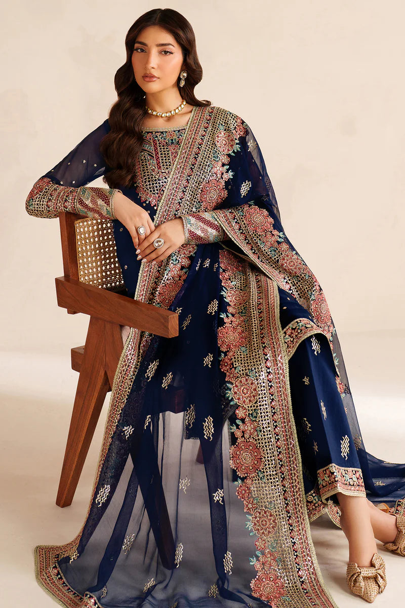 Farasha | STITCHED FORMALS ā26 | Navy Lux