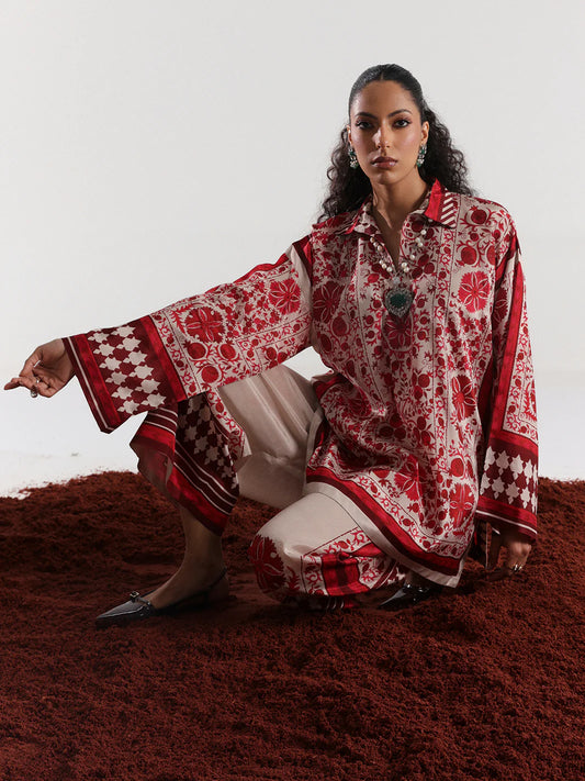 Bin ilyas | Co ords Summer 25 | 30083 | 2 PC Pret