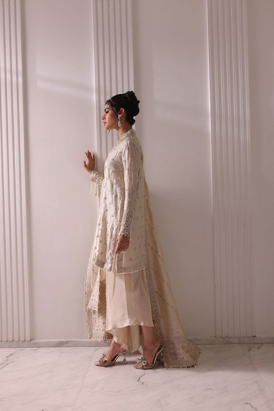 Dhanak | DHANAK COUTURE | Sierra: SS24HF-3018 OFF WHITE 3Pcs