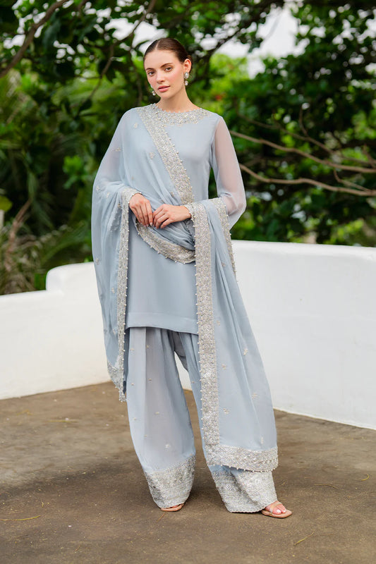 Iznik | Chinon Chiffon | CC-70 Embroidered Chiffon