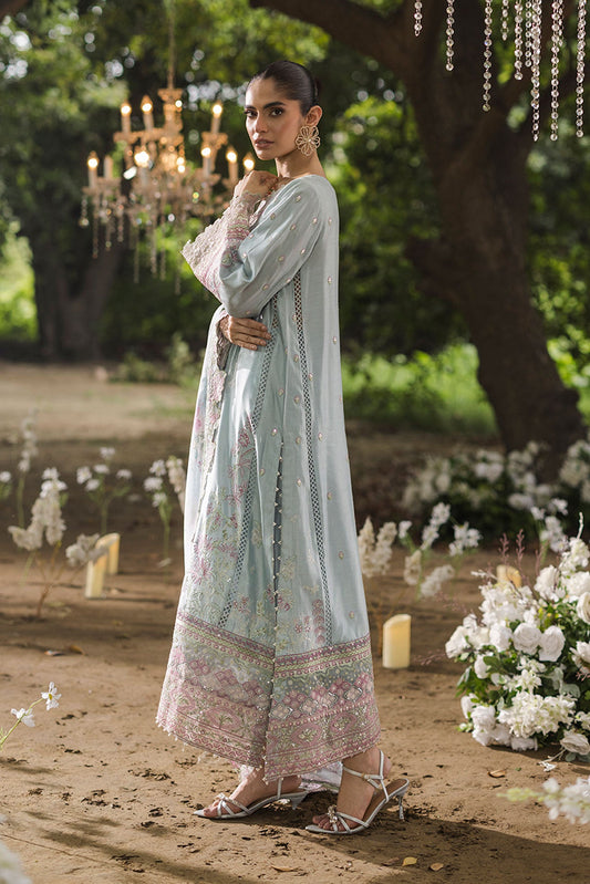 Dhanak | Jardin- Festive Stitched | SS25DU-3208 SKY BLUE 3Pcs