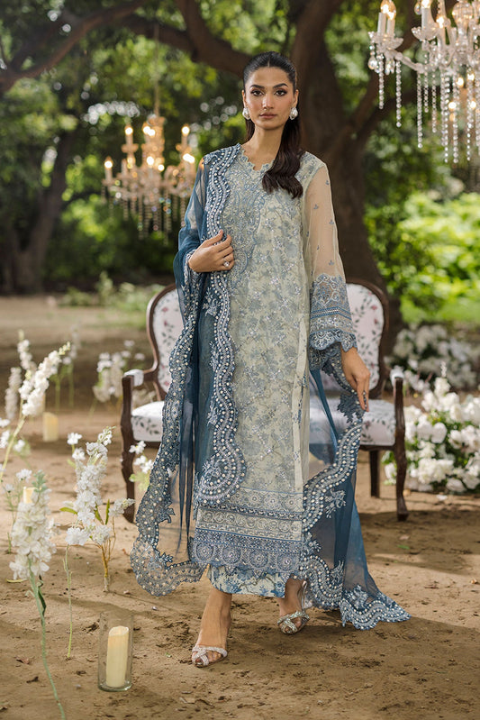 Dhanak | Jardin- Festive Stitched | SS25DU-3213 GREY 3Pcs