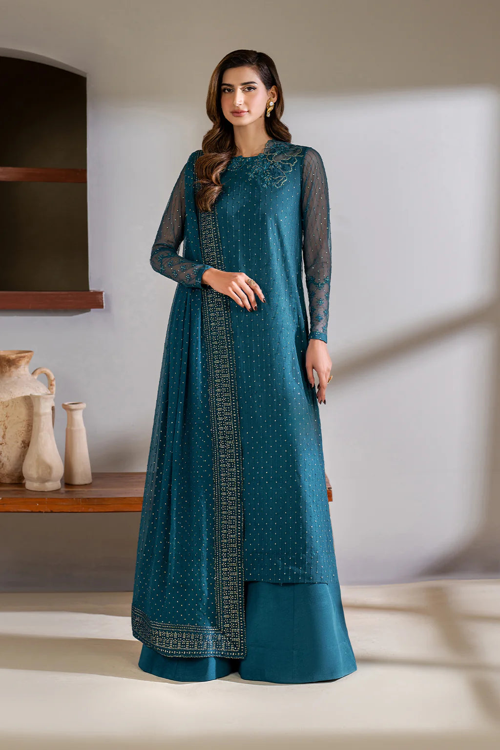 Iznik | Chinon Chiffon | CC-57 Embroidered Net