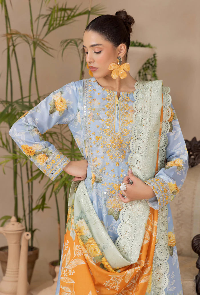 Adans Libas | Adans Embroidered satin | Satin Lawn 828215