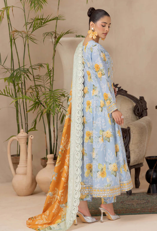 Adans Libas | Adans Embroidered satin | Satin Lawn 828215