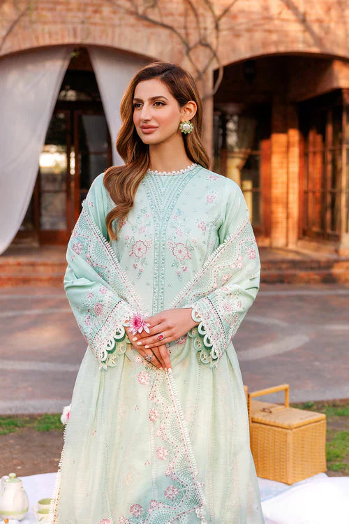 Farasha | Kaavish Lawn 24 | WHISPER MINT - House Of Anaya