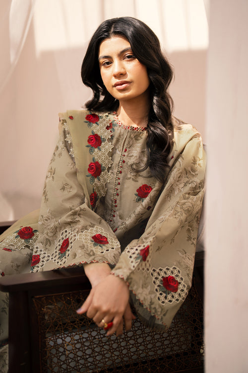 Baroque | Luxury Pret 24 | LAWN UF-594 - House Of Anaya