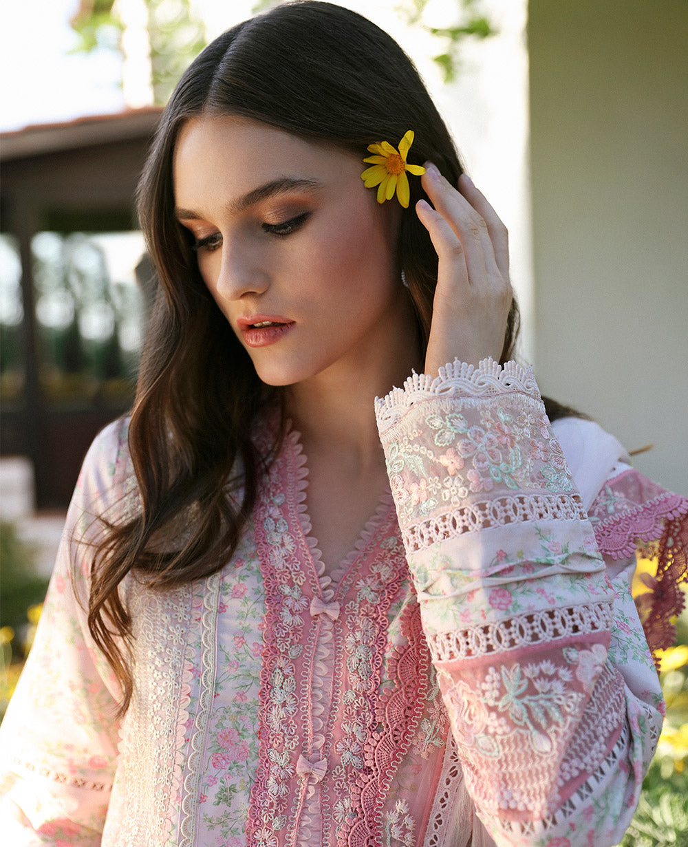 Republic Womenswear | Aylin Summer Lawn 24 | Rosa (D8-B) - House Of Anaya