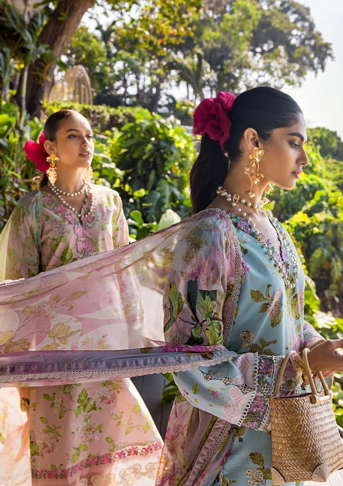 ELAF Signature Embroidered Lawn 3Pc Suit ESL-05A STARLIT HARMONY