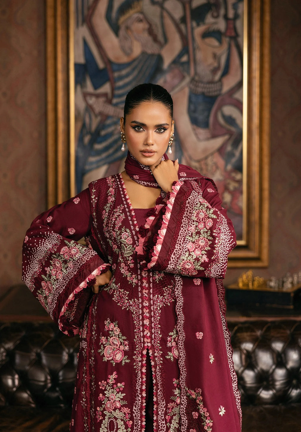 Elaf Premium | Luxury Winter 25 | EWK-4B CRIMSONELLE