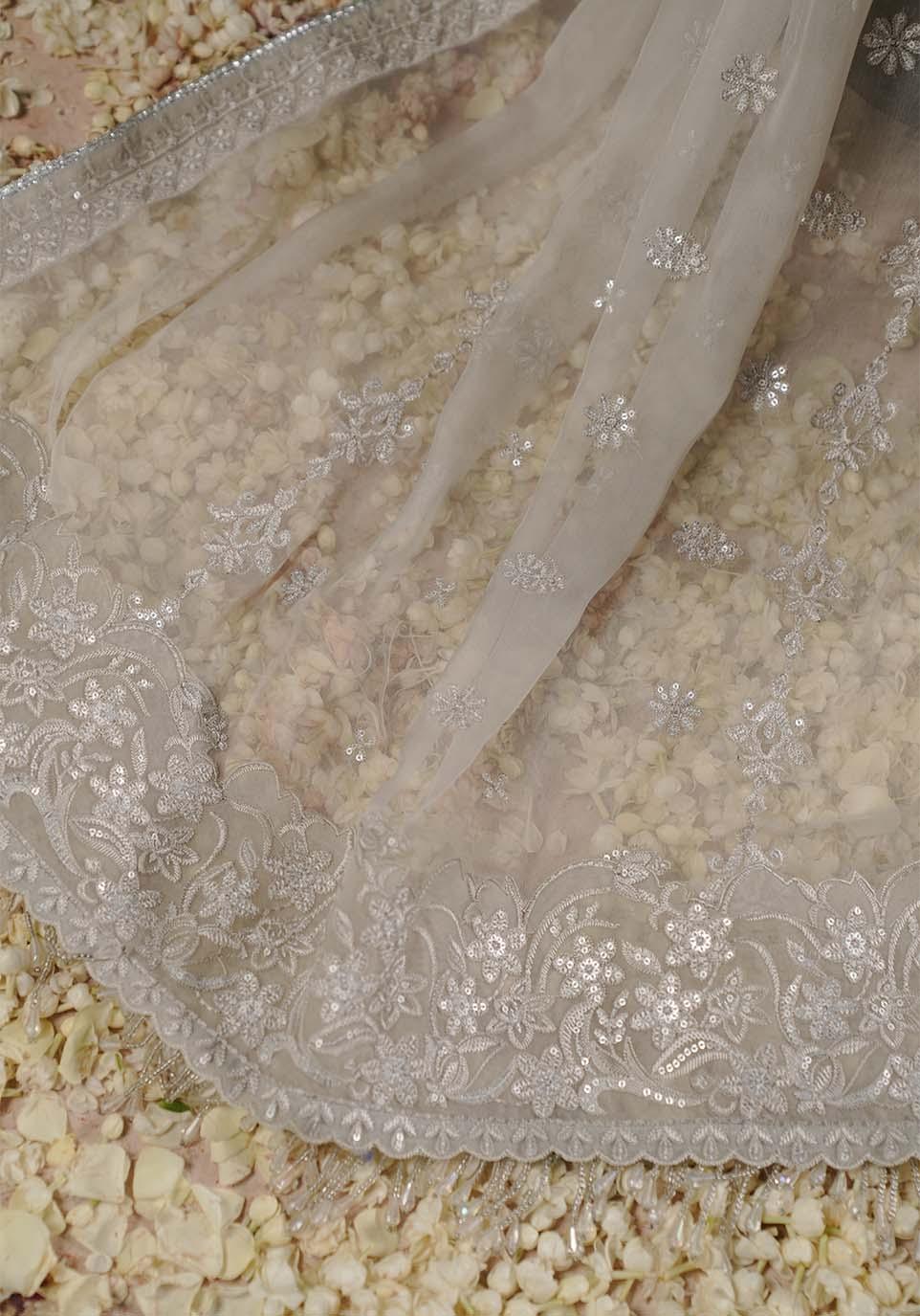 Zarqash | Lakhnawi Festive Chiffon 24 | ZQL 008B EILA
