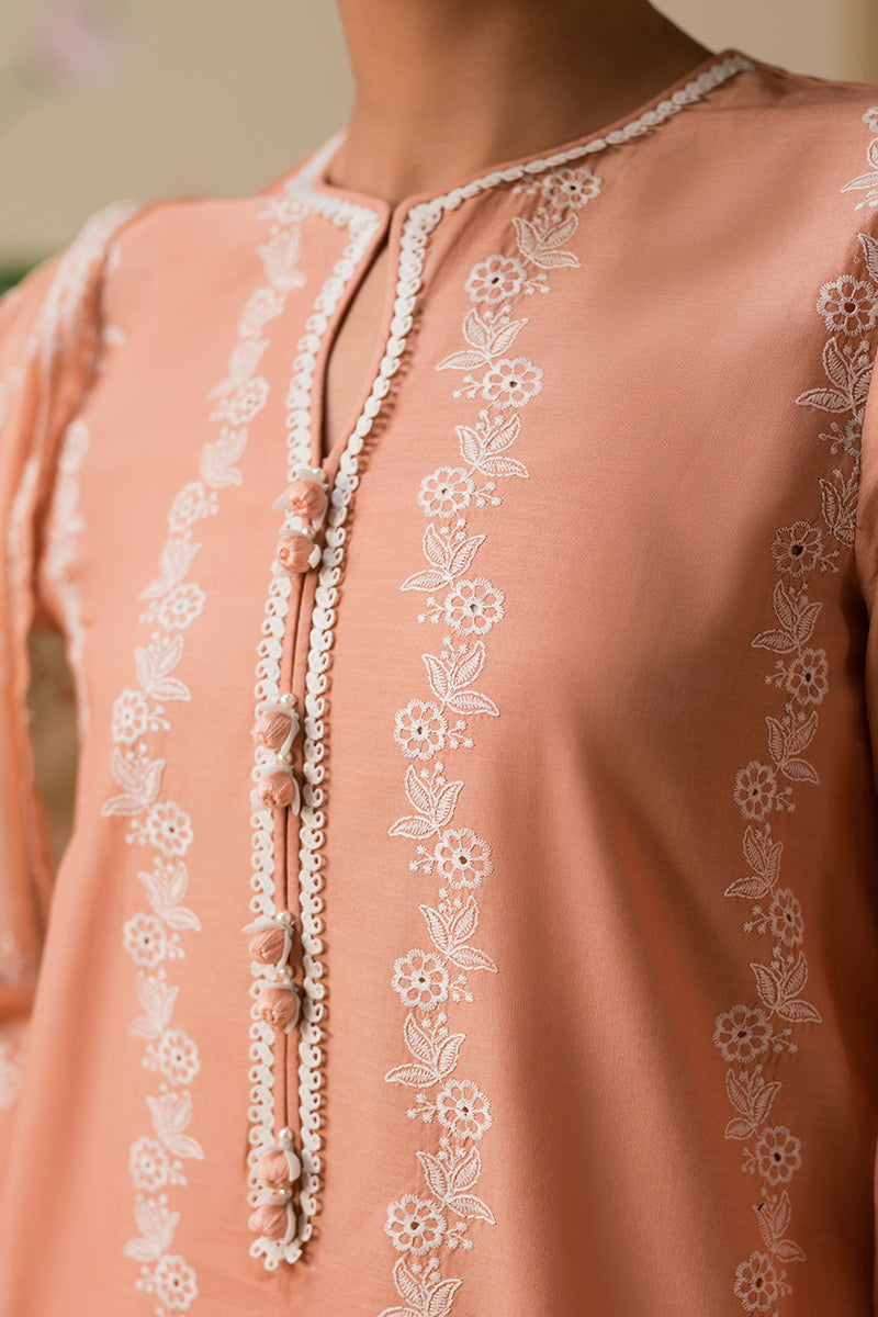 Cross Stitch | Chikankari Lawn Collection | P-03 - House Of Anaya
