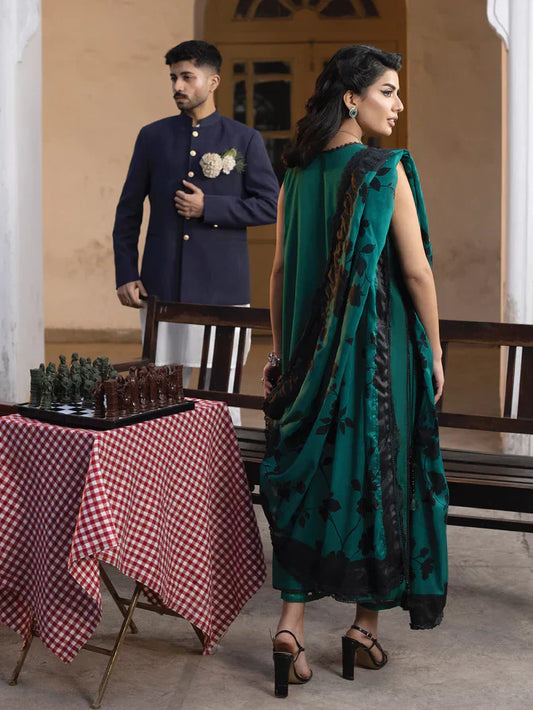 Faiza Faisal | Maya Luxury Lawn | Jaana - House Of Anaya