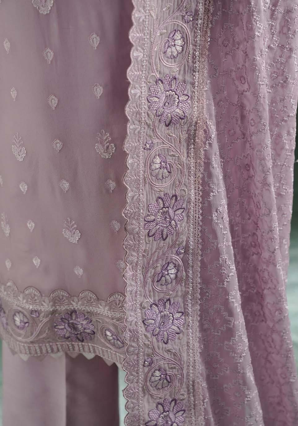 Zarqash | Lakhnawi Festive Chiffon 24 | ZQL 007B AIZA