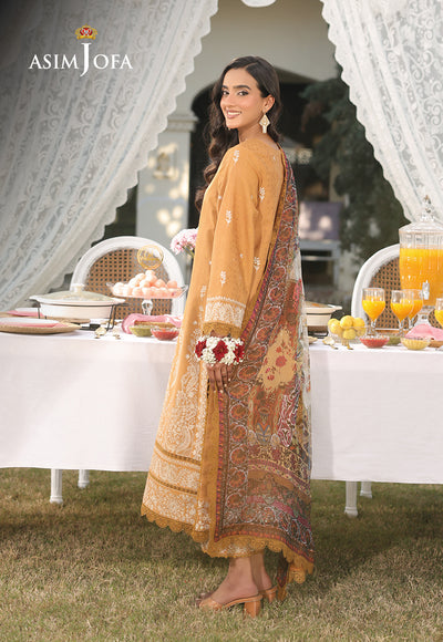 Asim Jofa | Summer Rhapsody | AJUBU-04 Embroidered Jacquard