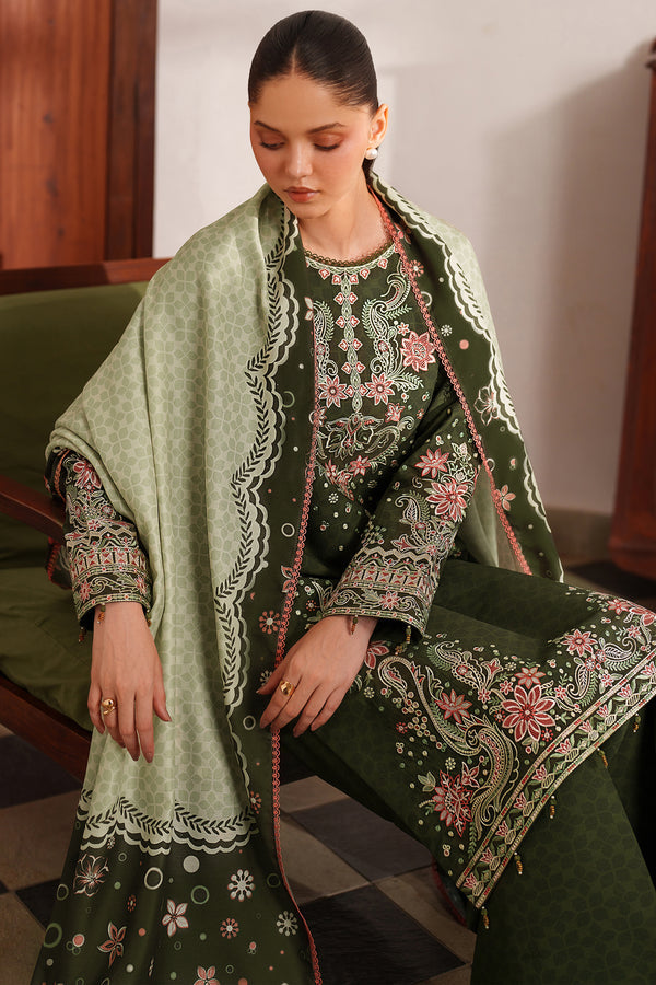 Farasha | Meline Premium Viscose 25 | Olive Drape