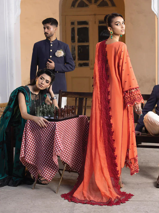 Faiza Faisal | Maya Luxury Lawn | Paula - House Of Anaya