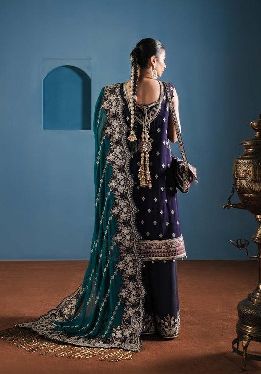 Zarqash | Lakhnawi Festive Chiffon 24 | ZQL 002A ADA