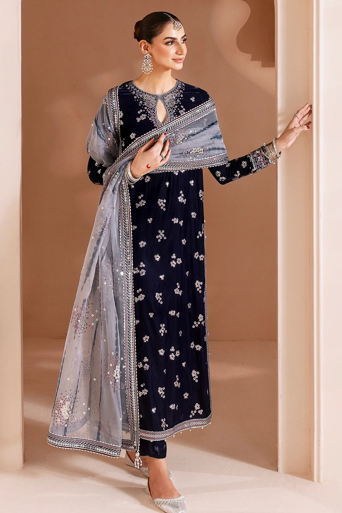 jazmin | Chandani Velvet Formals '25 | Embroidered Velvet Formal CVF D-03