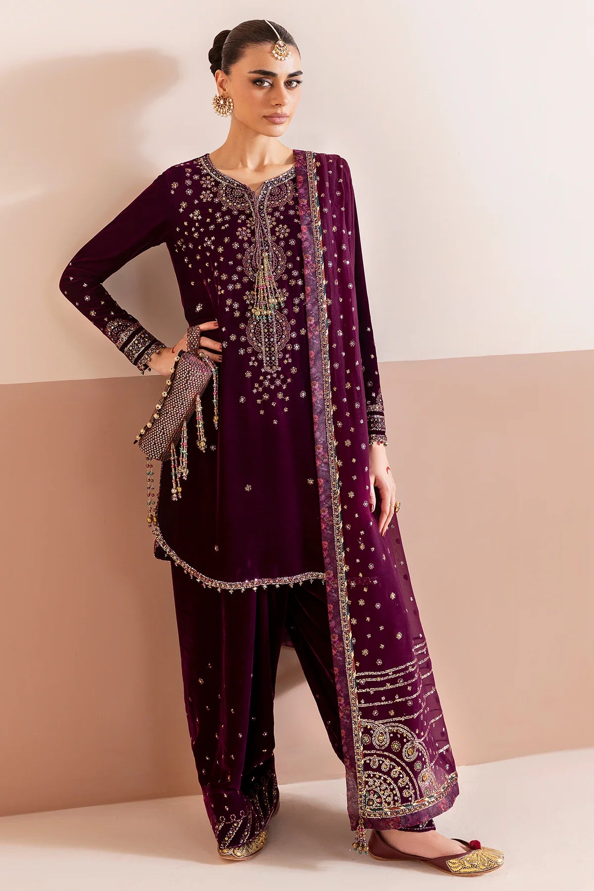 jazmin | Chandani Velvet Formals '25 | Embroidered Velvet Formal CVF D-05
