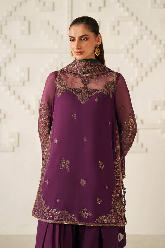 Iznik | Festive Formals | UE-624 Embroidered Chiffon