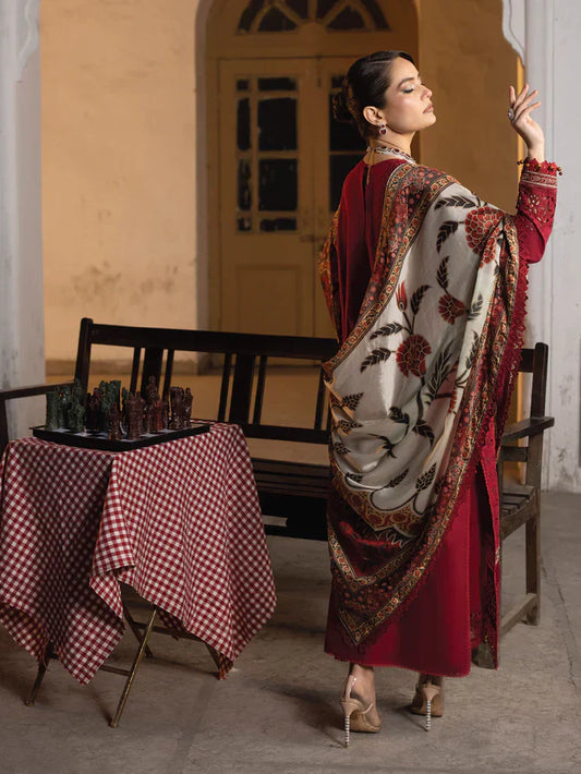 Faiza Faisal | Maya Luxury Lawn | Elif - House Of Anaya