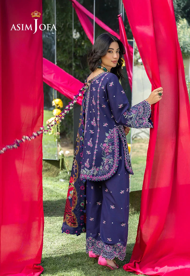 Asim Jofa | Ishq e Eid | AJULW-03 Embroidered Lawn 3 Pcs