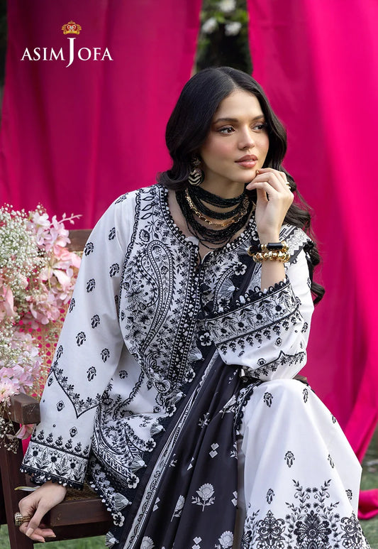 Asim Jofa | Ishq e Eid | AJULW-04 Embroidered Lawn 3 Pcs