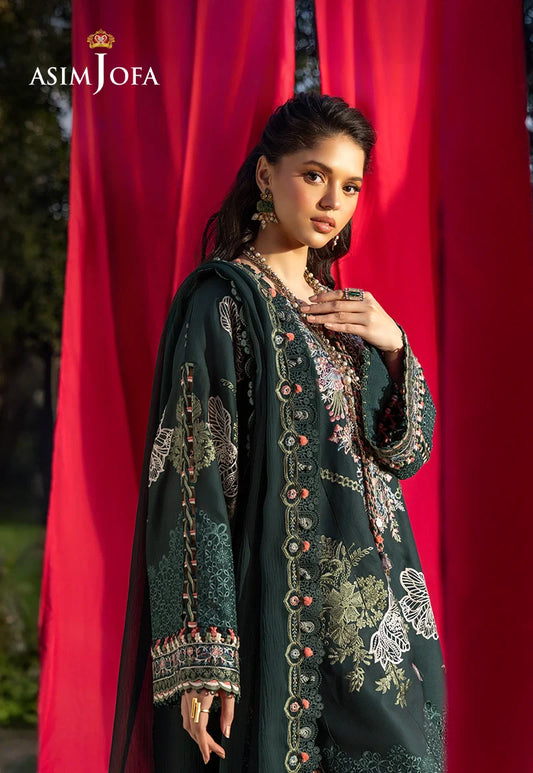 Asim Jofa | Ishq e Eid | AJULW-06 Embroidered Lawn 3 Pcs