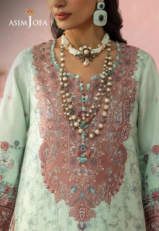 Asim Jofa | Ishq e Eid | AJULW-08 Embroidered Lawn 3 Pcs