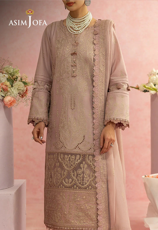 Asim Jofa | Ishq e Eid | AJULW-11 Embroidered Lawn 3 Pcs