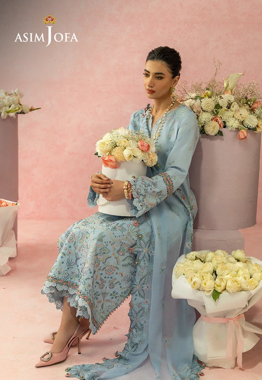 Asim Jofa | Ishq e Eid | AJULW-10 Embroidered Lawn 3 Pcs