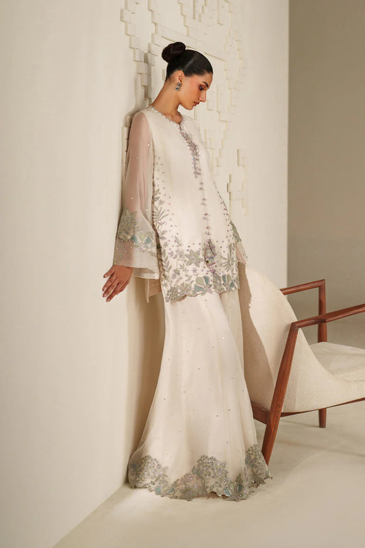 Iznik | Festive Formals | UE-620 Embroidered Chiffon
