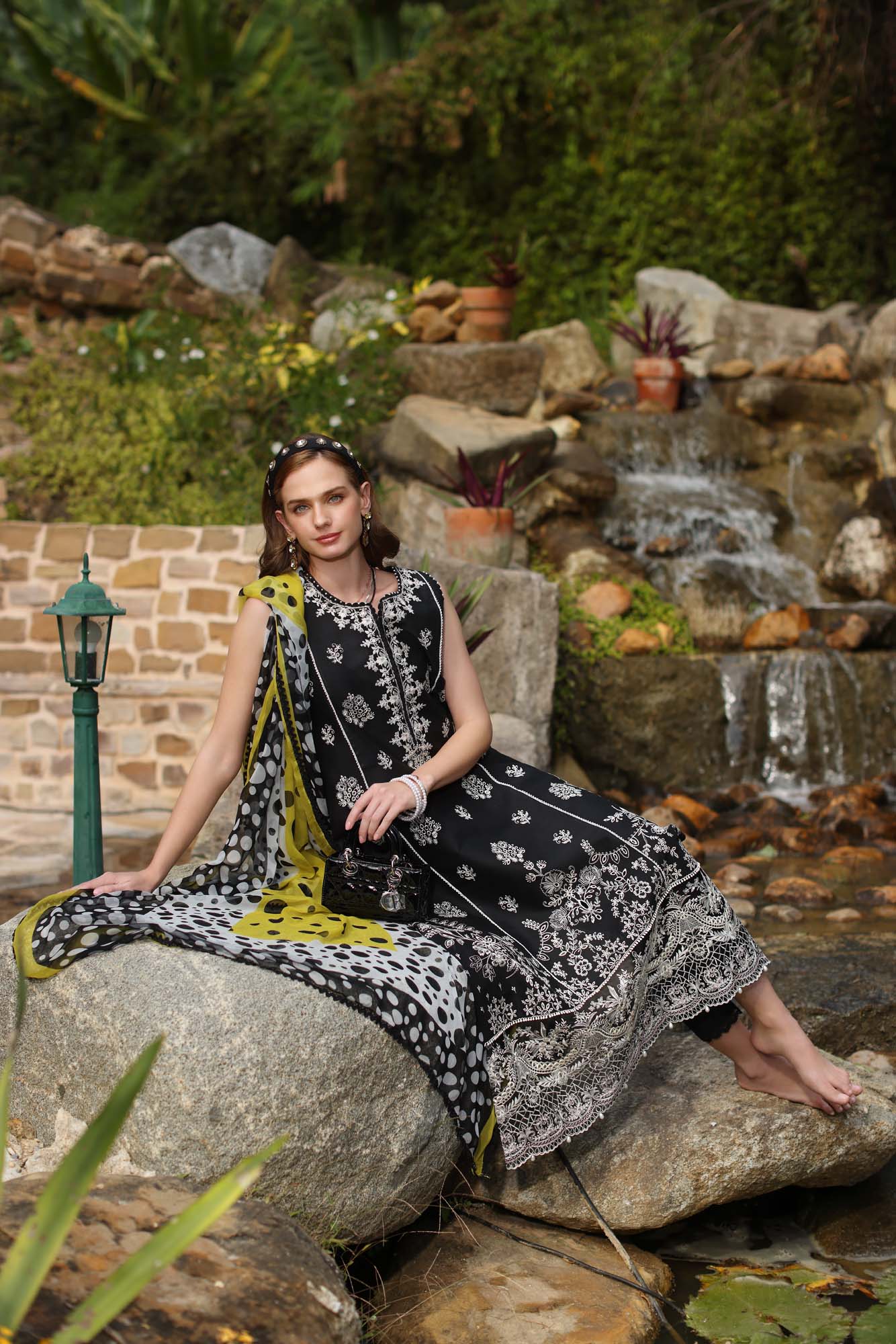 Noor by Saadia Asad | Luxe Chikankari 25 | D3-B - House Of Anaya