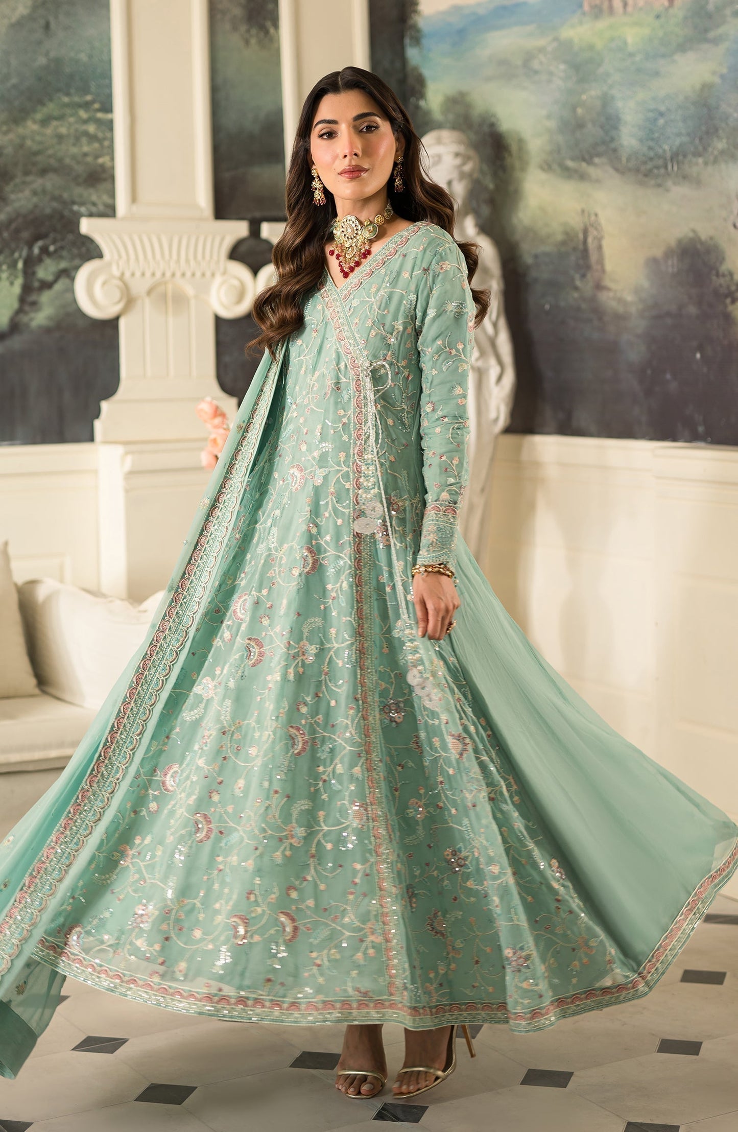 Emaan Adeel | Suave Luxury Formals 24 | AZLIN - House Of Anaya