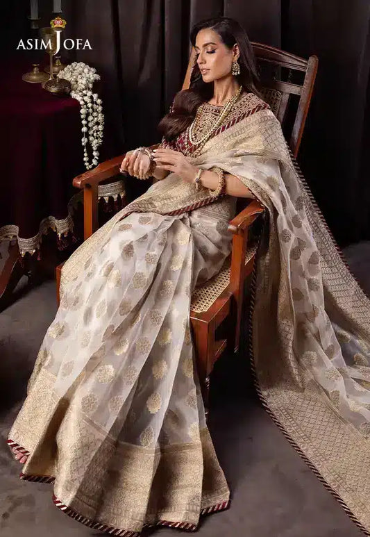 Asim Jofa | Bekhudi Luxury Chiffon 23 | AJBK-04 - House Of Anaya