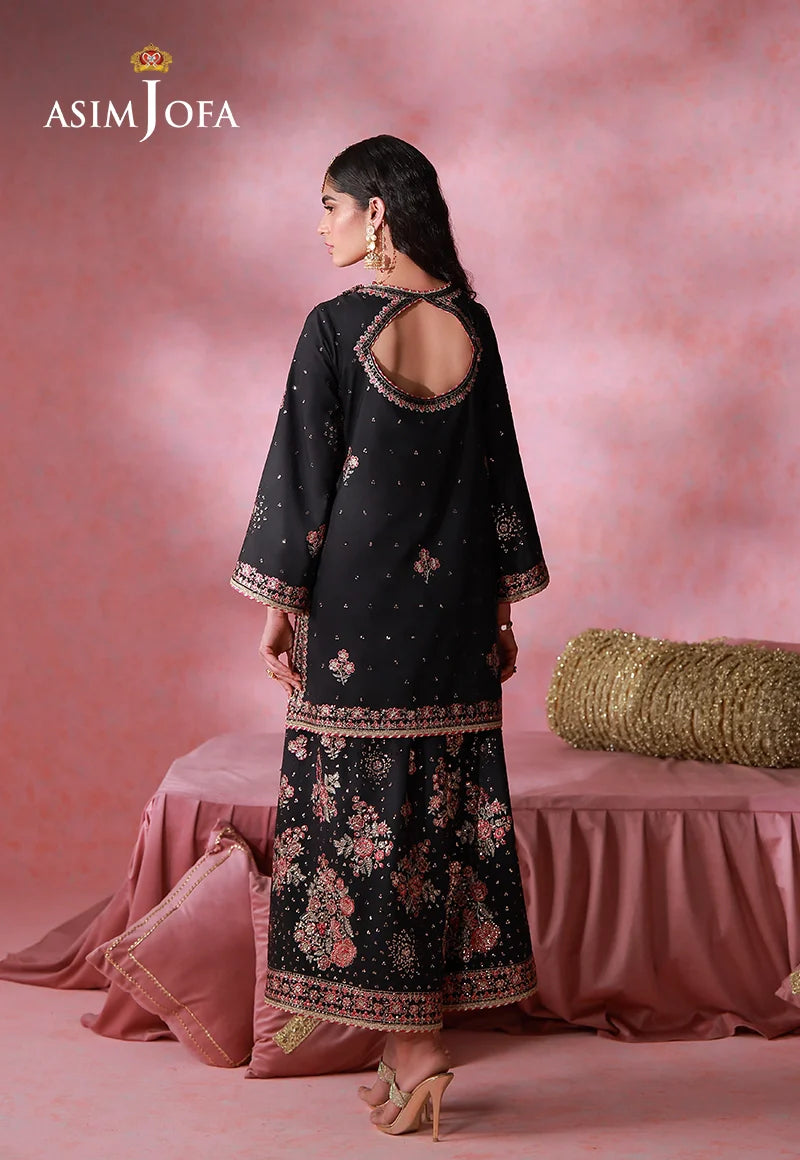 Asim Jofa | Festive Collection 26 | AJULFI-07 Embroidered Silk 2 Pcs