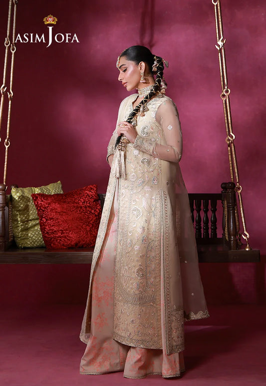 Asim Jofa | Festive Collection 26 | AJULFI-08 Embroidered Organza 3 Pcs