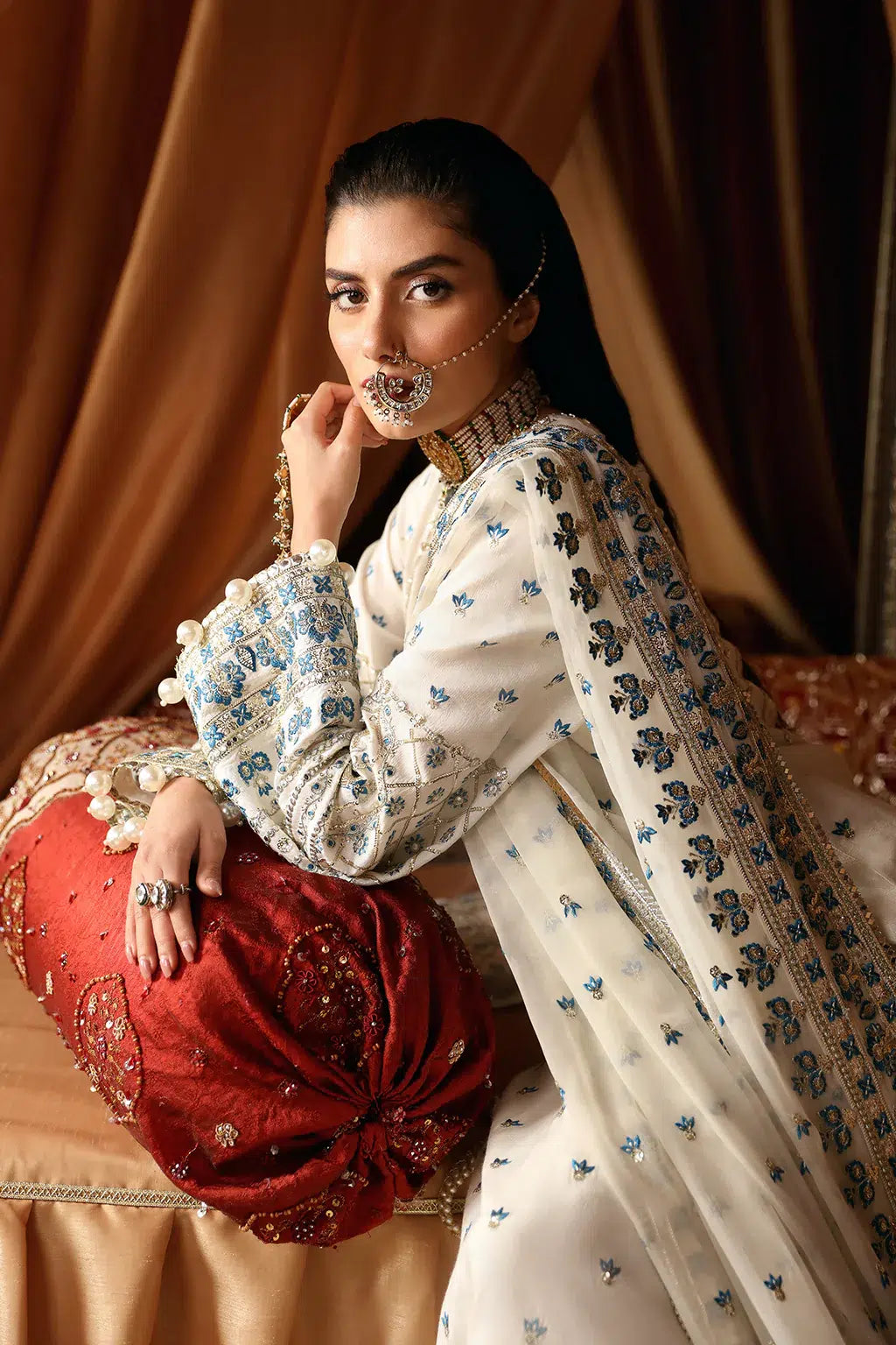 Afrozeh | Divani Silk Edit 23 | Chandni - House Of Anaya