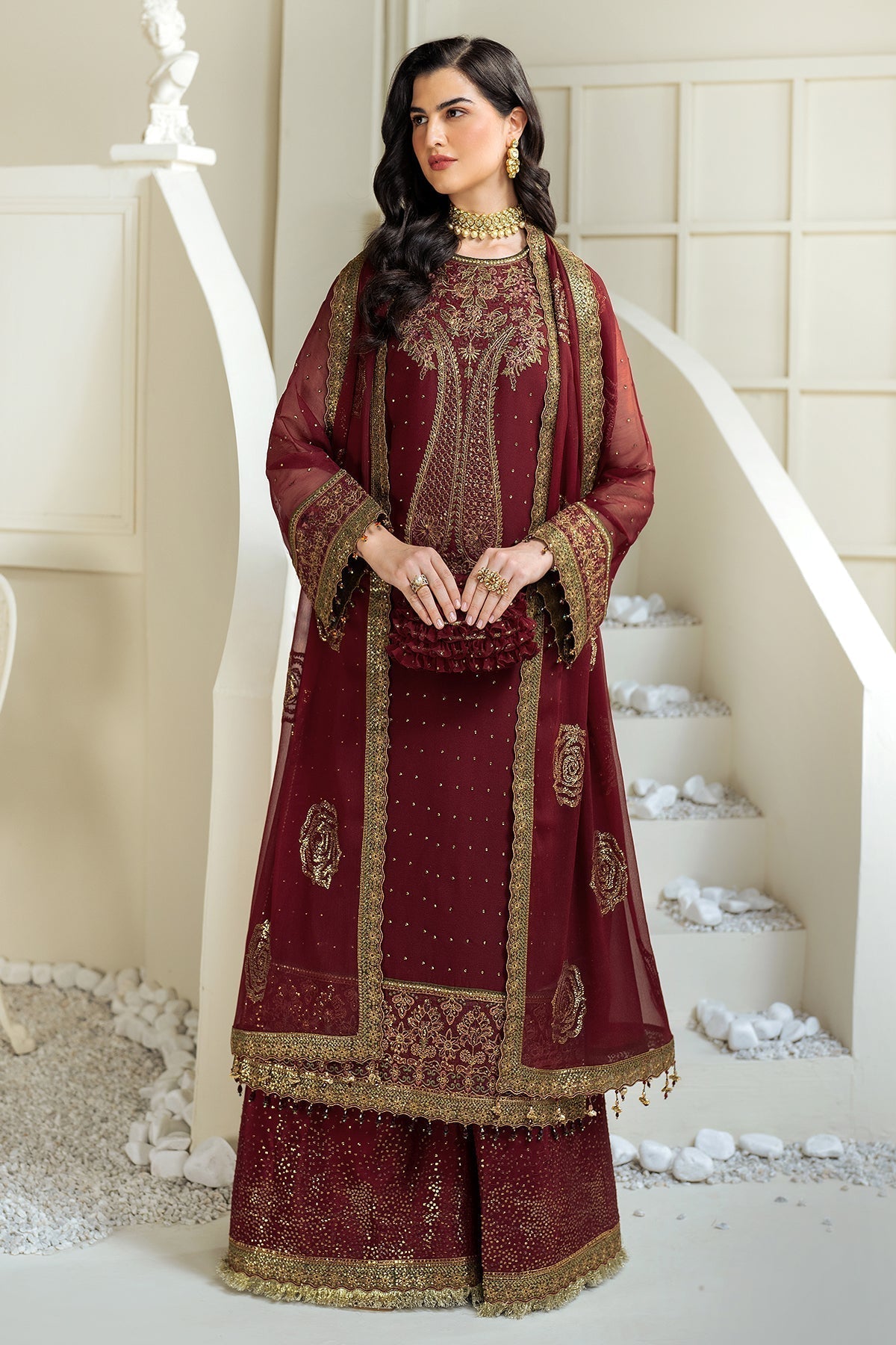 Alizeh | Selene Luxury Chiffon Collection 25 | AF-PS-8007-Gina - House Of Anaya