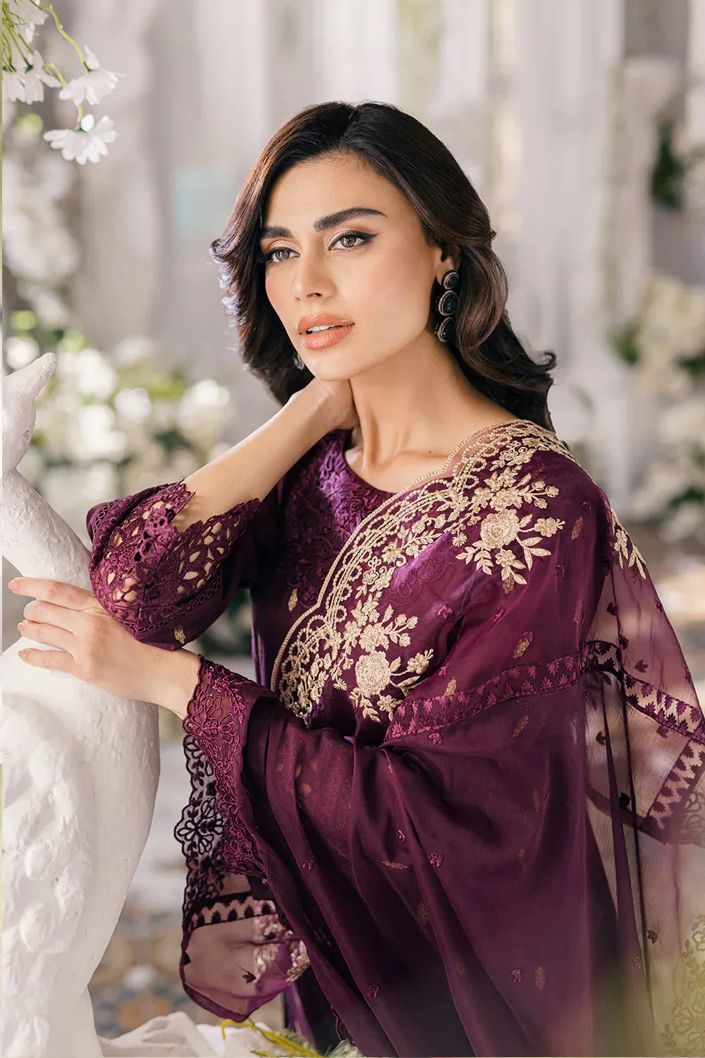Azure | Ensembles Embroidered Formals | Almandine - House Of Anaya